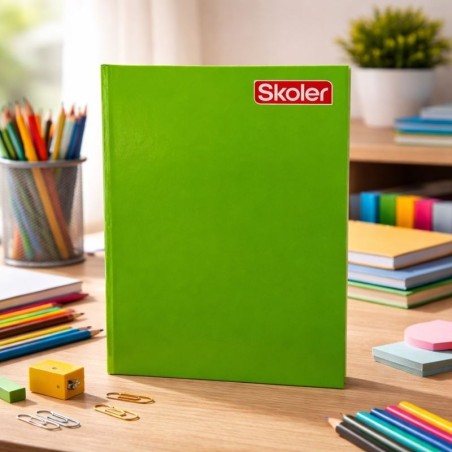 CUADERNO COSIDO GRANDE 100H SKOLER UNICOLOR  TD