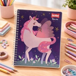 CUADERNO ESPIRAL SCR 101-100H UNICORNIOS (C30218311) (200404