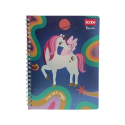 CUADERNO ESPIRAL SCR 101-100H UNICORNIOS (C30218311)
