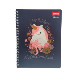 CUADERNO ESPIRAL SCR 101-100H UNICORNIOS (C30218311) (200404