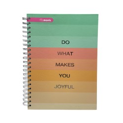 CUADERNO ESPIRAL 200H ART EXPRESSION  FEM TD