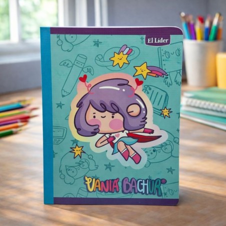 CUADERNO COSIDO GRANDE 100H VANIA BACHUR (77150)