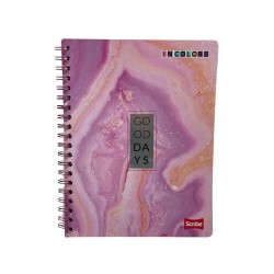 Cuaderno 100H Resorte Scribe In Colors (C6081070) Bts25