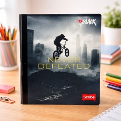 CUADERNO COSIDO LARGO SCR CL 100H INBLACK (C30218974) (20040