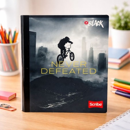 CUADERNO COSIDO LARGO SCR CL 100H INBLACK (C30218974) (20040