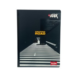 CUADERNO COSIDO LARGO SCR CL 100H INBLACK (C30218974) (20040
