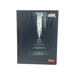 CUADERNO COSIDO LARGO SCR CL 100H INBLACK (C30218974) (20040