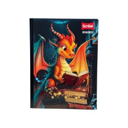 CUADERNO COSIDO LARGO SCR CL 100H DRAGONES (C30218985) (2004