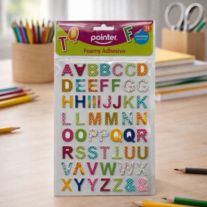 FIGURA FOAMY ABECEDARIO POINTER (ANC-22131)