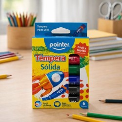 TEMPERA SOLIDA POINTER 6PCS (TS-22148)