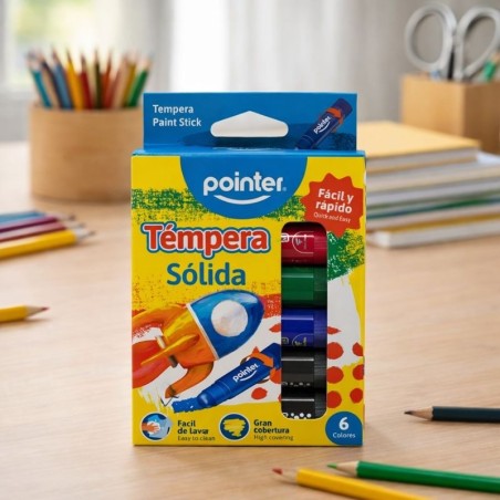 TEMPERA SOLIDA POINTER 6PCS (TS-22148)