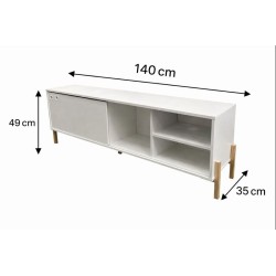 Mesa Tv Trends 140X35X49Cm(Mb33-Ts02)