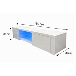 Mueble  Tv Trends 130X36X35Cm (A414-Tvct-09)