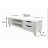 MUEBLE  TV TRENDS 120X28X42CM (A414-TVCT-06)