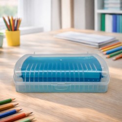 CARTUCHERA PLASTICA GDE ARTICULADA  SABLON