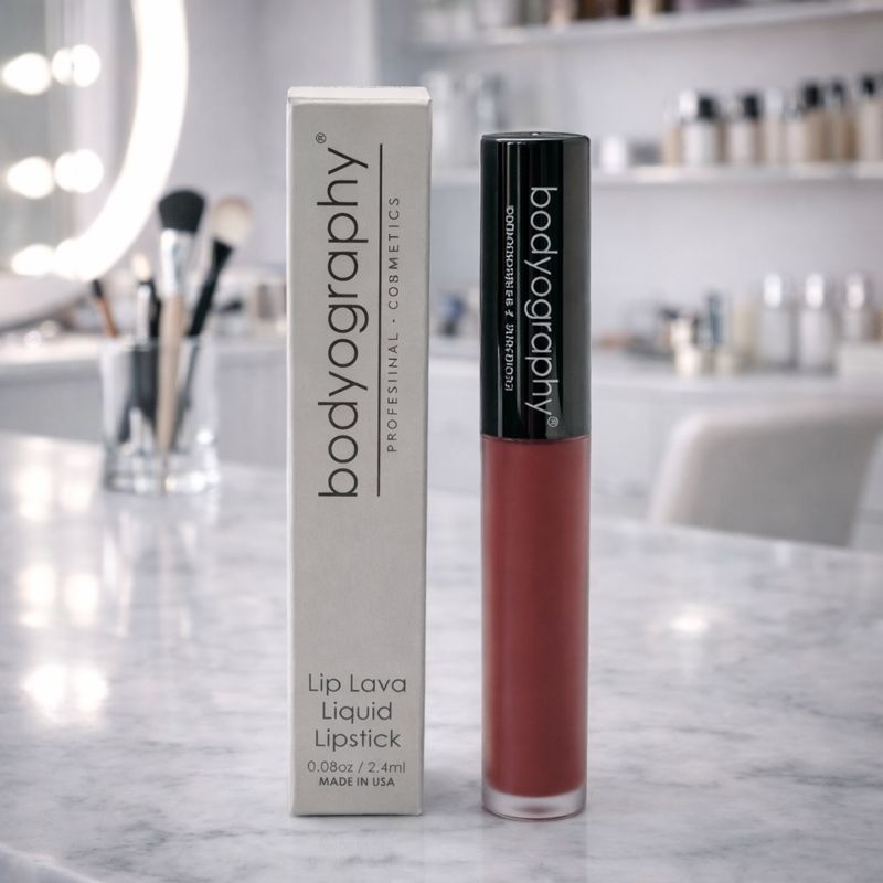 LABIAL LIQ LARGA DUR.LAVA.BRICK BODYOGRAPHY(BD-MLL-9610)