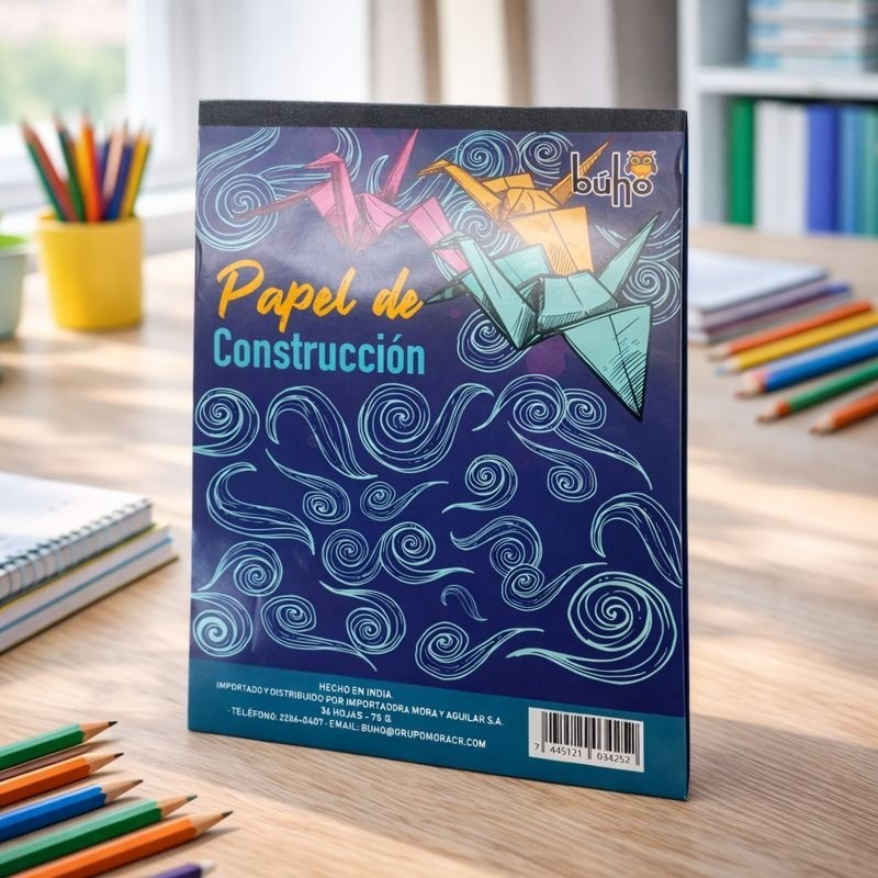 PAPEL CONSTRUCCION BUHO BLOCK 36H (20110051)
