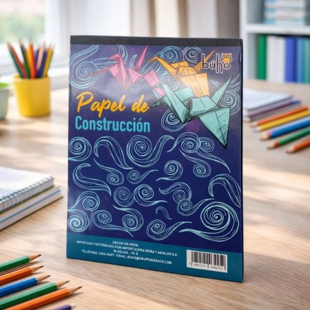 PAPEL CONSTRUCCION BUHO BLOCK 36H (20110051)
