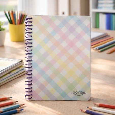 LIBRETA APUNTES ESPIRAL 14.8x21cm 80 HOJAS POINTER (NB-24139