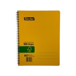 CUADERNO ESPIRAL100H KRAFT SKOLER 857(00396)BTS25