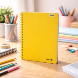 CUADERNO ESPIRAL 80H GDE UNICOLOR BASICO