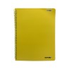 CUADERNO ESPIRAL 80H GDE UNICOLOR BASICO