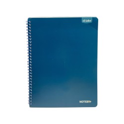 CUADERNO ESPIRAL 80H GDE UNICOLOR BASICO