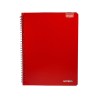 CUADERNO ESPIRAL 80H GDE UNICOLOR BASICO