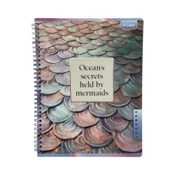 Cuaderno 80H Espiral Gde Legends (175101) Lider-Bts25