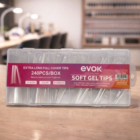 TIPS EXTRA LONG FULL GEL 240PCS EVOK (NL-2326544-1G)