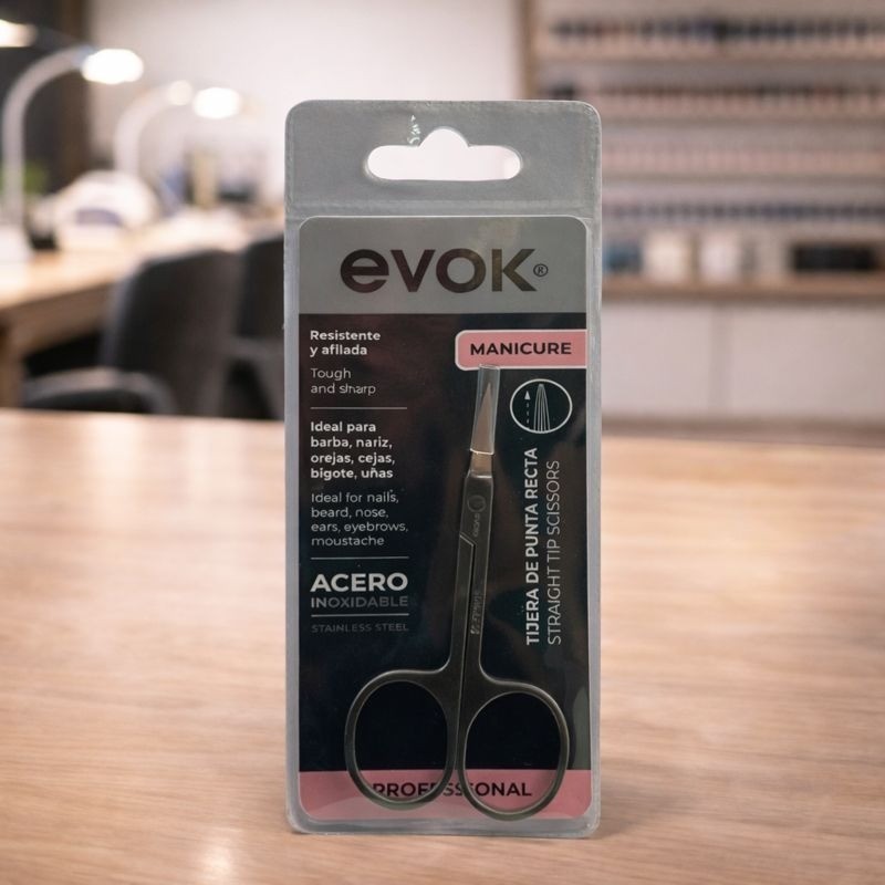 TIJERA MANICURE PUNTA RECTA EVOK(EV-2.5BS)