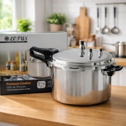 Olla de Presión Lotus 9 Litros – Cocción Rápida y Ahorro de Tiempo