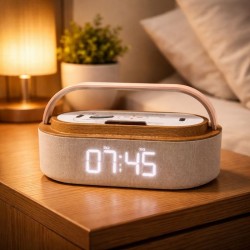 RELOJ PARLANTE COLUMBUS  BLUETOOTH (A414-SMT02)