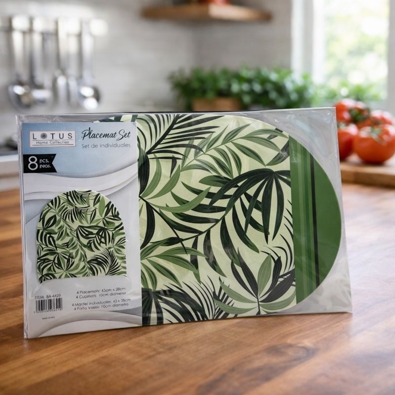 SET 4 INDIVIDUALES POLYESTER(BA-4429)