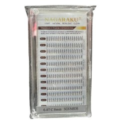 PESTAÑAS NAGARAKU TIPO A (0.07,8-12MM,8-15MM CD)