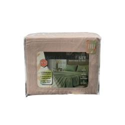 4 PCS JUEGO SABANAS LISAS 2X40HQ  (ESF2555CO)