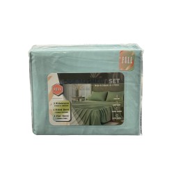 4 PCS JUEGO SABANAS LISAS 2X40HQ  (ESF2555CO)