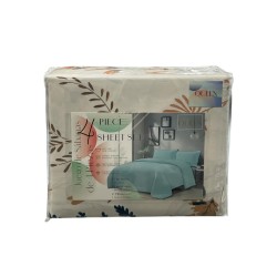 4 PCS JUEGO SABANAS DISEÑOS QUEEN (ESQ2554CO )