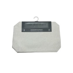 INDIVIDUAL 4PZAS 30.5X45.7CM CHIC BOUTIQUE(731-1429552)