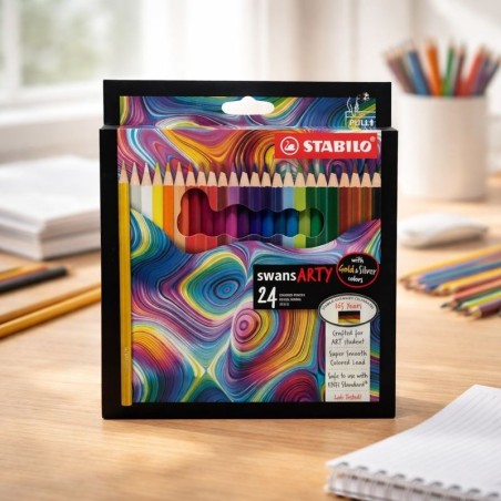 LAPIZ DE COLOR STABILO ARTY 24 COLORES