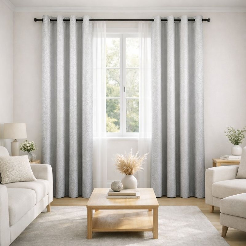 CORTINA 4HOME 55X90 SILVR(WPSG48163FBA)