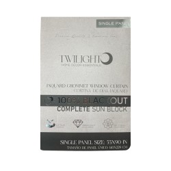 CORTINA 4HOME 55X90 SILVR(WPSG48163FBA)