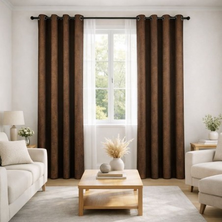 CORTINA 4HOME 55X90 BROWN(WPSG48192FBA)