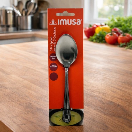JUEGO 3 CUCHARAS METALICAS GRANDES IMUSA(71112)