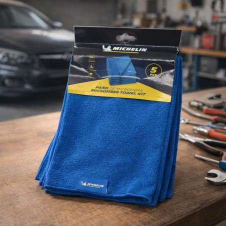 PAÑO MICROFIBRA MICHELIN 40x30CM 280G 5PZAS (ML-3503-5PCS)