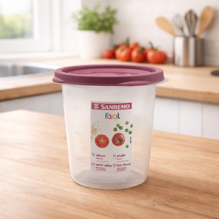 Recipiente Redondo Alto Facil 440Ml Sanremo(106/6)