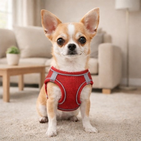 PECHERA MASCOTA TEDDY PET ROJA TALLA S (8705R-S)