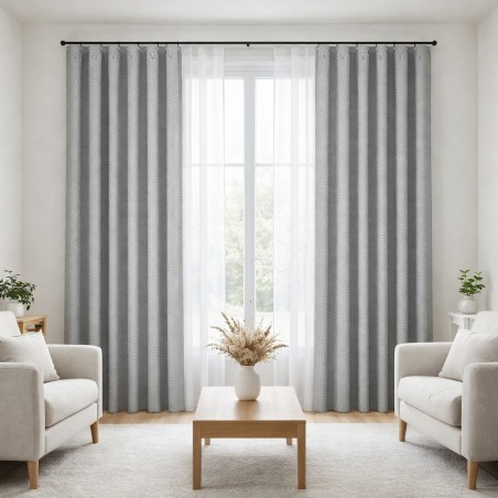 CORTINA 4HOME 55X90 SILVR(WPSG48170FBA)