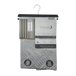 CORTINA 4HOME 55X90 SILVR(WPSG48170FBA)