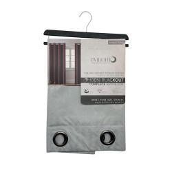 CORTINA 4HOME 55X90 SILVR(WPSG48198FBA)